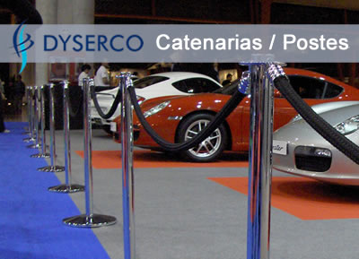 Catenarias y postes separadores